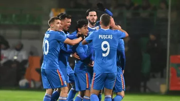 Moldova  Romania 05 Tricolorii incheie anul cu o victorie categorica Sperante pentru Euro 2024 Video