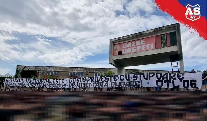 Mesaj Peluza Sud Steaua la meciul cu Slatina