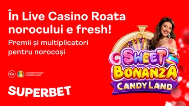 P Sweet Bonanza Candyland surpriza yummydin Live Casino Si e doar la Superbet