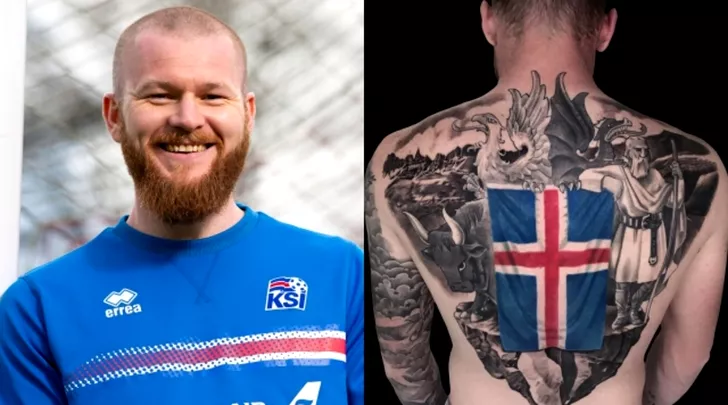Aron Gunnarsson s-a tatuat pe tot spatele, iar fanul Argentinei s-a ras în cap cu chipul lui Lionel Messi.
