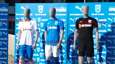 U Craiova sia prezentat noul echipament pentru sezonul 20202021 Speram sa fie tricourile de campioni Video