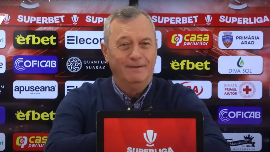 Cum a reactionat Mircea Rednic dupa ce Gigi Becali a anuntat echipa de start inainte de FCSB  UTA Am un semn de intrebare