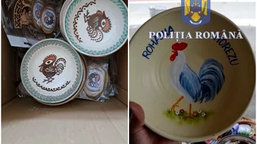 Ceramica de Horezu falsa vanduta la marginea drumului in Valcea Politistii au aflat ca produsele veneau din Bulgaria