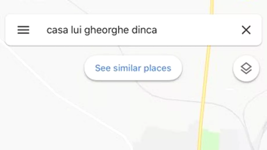 Casa lui Gheorghe Dinca pe Google Maps FOTO