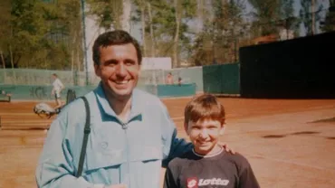 Foto Imagini de colectie cu Federer Nadal si Halep Vedetele tenisului in copilarie
