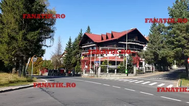 Hotelul Simonei Halep din Poiana Brașov este închis și pare părăsit. Are lanțuri la porți. Foto EXCLUSIV