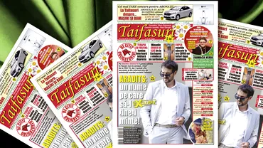 Revista Taifasuri 848 Editorial Fuego Exclusiv interviu cu Stefan din serialul Vlad Andrei Aradits Vedete retete concurs Surprize