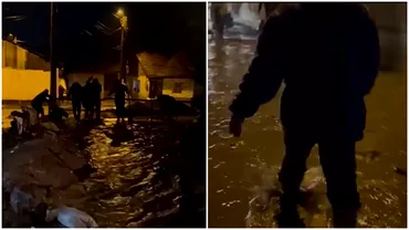 Vremea a facut ravagii in CarasSeverin Zeci de case au fost inundate Nenorocire ne ia apa