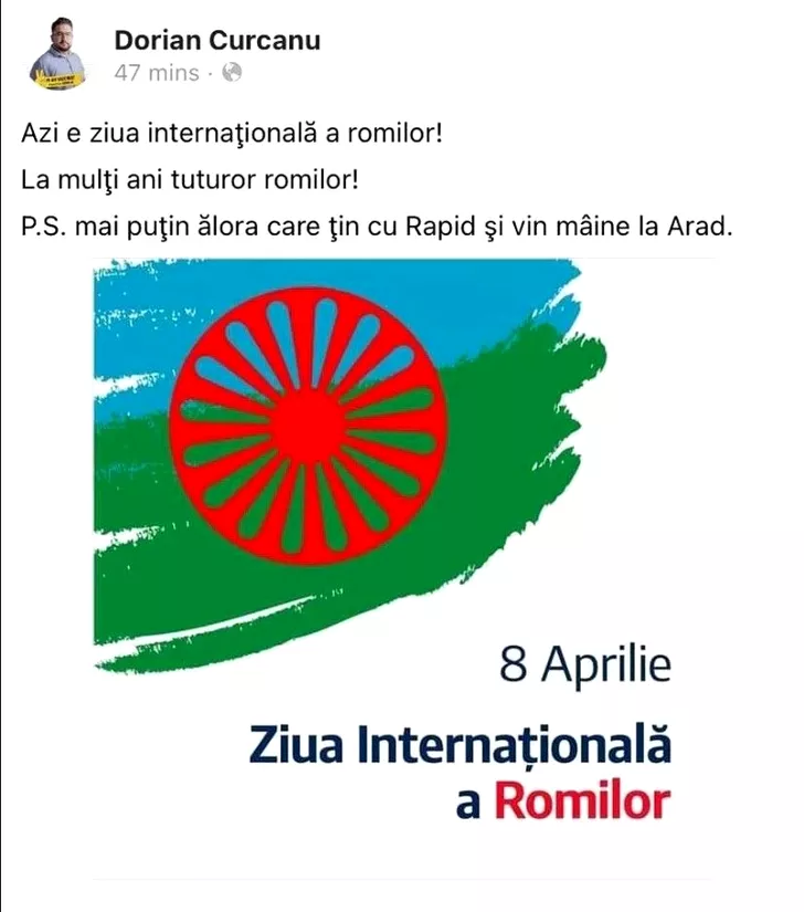 rasism politician UTA Arad - Rapid