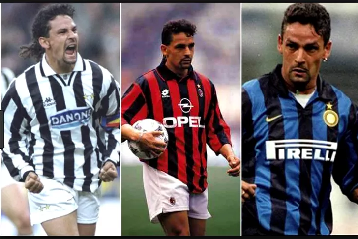 Cum arată unsprezecele ideal al celor care au jucat și la Milan și la Juventus. Roberto Baggio a jucat la ambele echipe, dar și la Inter, unde a fost antrenat de Mircea Lucescu