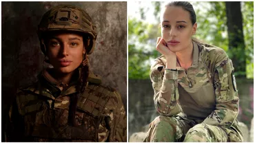 Lunetista de 23 de ani care arata ca Lara Croft si lupta in razboiul din Ucraina