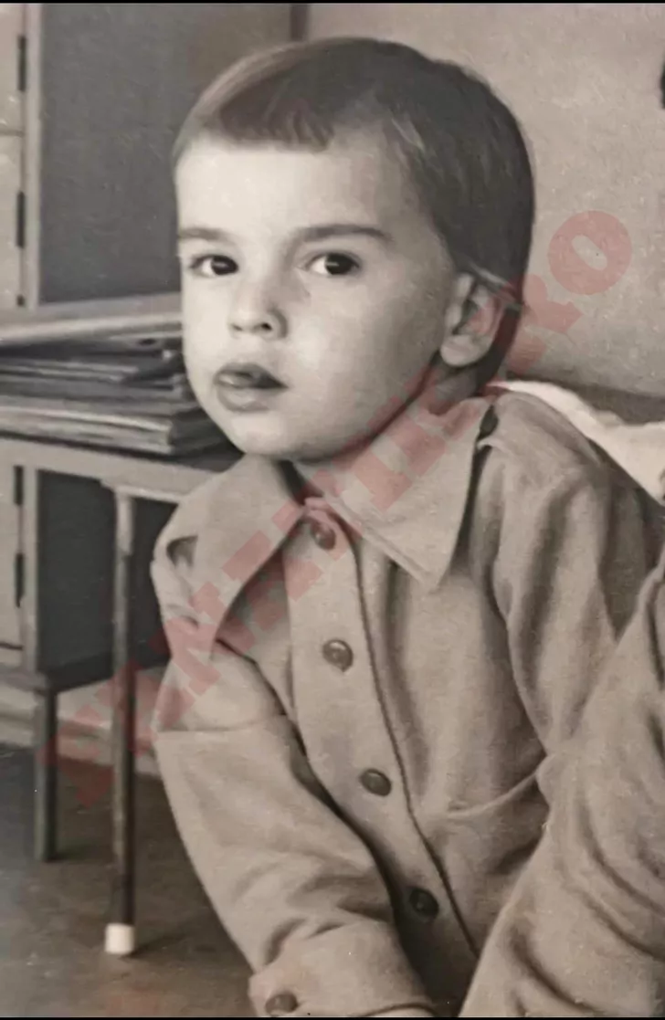 Florin Vasilică în copilărie. Sursă foto: Arhivă personală