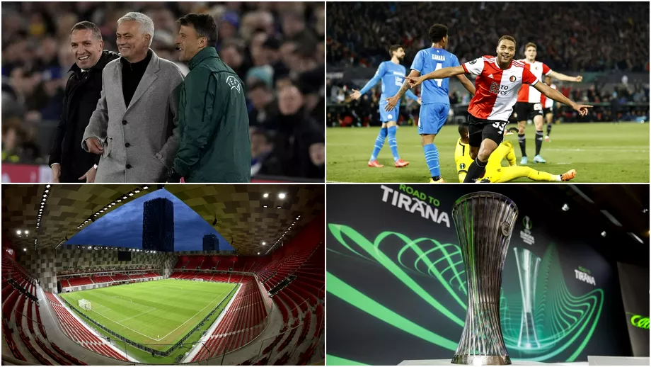 AS Roma  Feyenoord finala Conference League 2022 Jose Mourinho poate face tripla europeana Valentin Cojocaru are sanse la trofeu