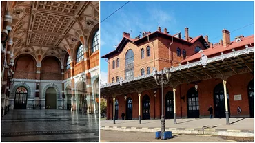 Gara din Romania construita dupa modelul celor din Elvetia Interiorul cladirii si peronul acoperit impresioneaza pe toata lumea