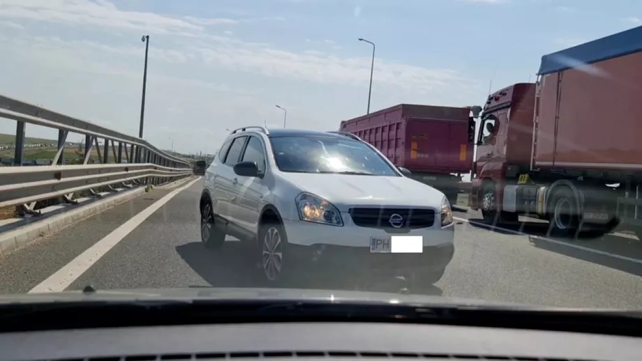Video La un pas de tragedie Sofer filmat cum circula pe contrasens pe Autostrada A4