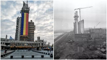 Orasul din Romania in care Nicolae Ceausescu a construit primul zgarienori Se afla la distanta egala de Bucuresti si de Viena