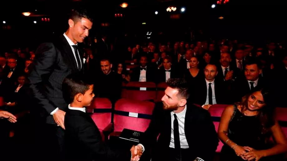 Momentul serii O noua intalnire emotionanta intre fiul lui Ronaldo si idolul sau Leo Messi