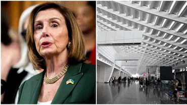 Alerta cu bomba pe aeroportul din Taiwan unde va ateriza Nancy Pelosi Pentru a impiedica vizita in tara a presedintei Camerei Reprezentantilor 3 explozibili vor fi plasati