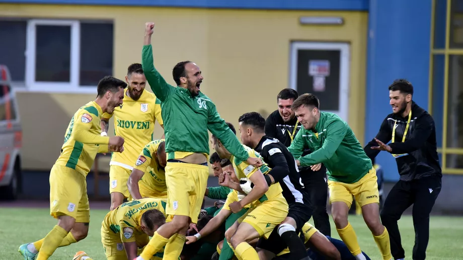 CS Mioveni revenire de senzatie in Liga 1 E singura echipa din Liga 2 care castiga barajul de promovare