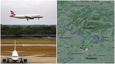 Alerta la bordul unui zbor Londra  Bucuresti Aeronava a aterizat de urgenta la Budapesta ce sa intamplat