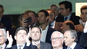 Toata floarea tenisului mondial prezenta la Real Madrid  Manchester City Cu cine au vazut meciul Rafael Nadal si Novak Djokovic