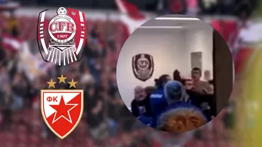 Imagini halucinante in Gruia Bataie in vestiarul lui CFR Cluj dupa infrangerea cu Steaua Rosie Belgrad Haos total in Romania Video