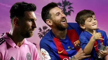 Mostenirea numelui lui Lionel Messi deja se contureaza Thiago Messi a reusit un gol in stilul tatalui sau si a castigat primul trofeu
