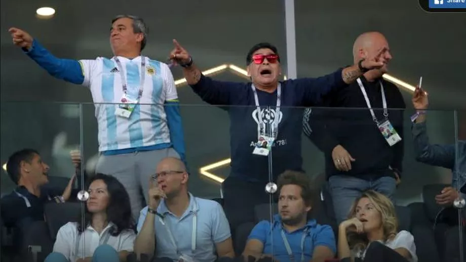 Rege in Rusia Cum a trait Diego Maradona meciul Argentinei