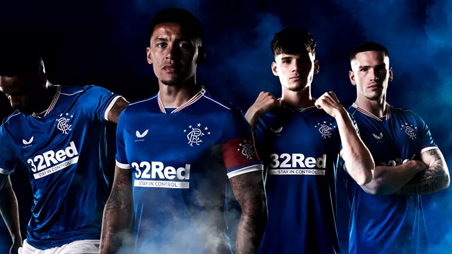 Ianis Hagi imagine pentru noul echipament al lui Glasgow Rangers Scotienii siau prezentat tricoul cu un video emotionant