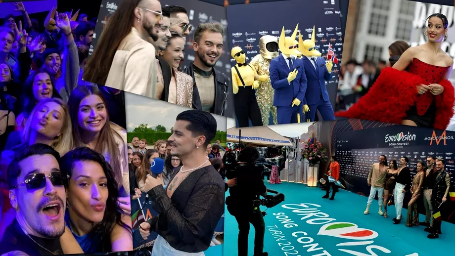 Cu cine a petrecut WRS la ceremonia de deschidere Eurovision 2022 Reprezentantul Romaniei sia aratat tatuajele Video