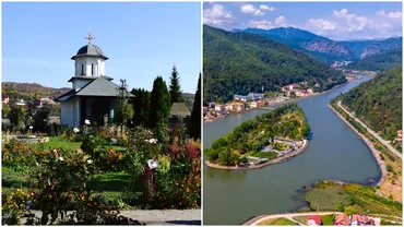 Locul din Romania in care Dumnezeu a dorit sa aiba o biserica Este singura insula locuita de pe cursul unui rau