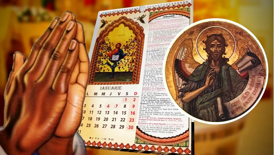 Calendar Ortodox 7 ianuarie 2022 Sarbatoare importanta pentru crestini ortodocsi Sfantul Ioan