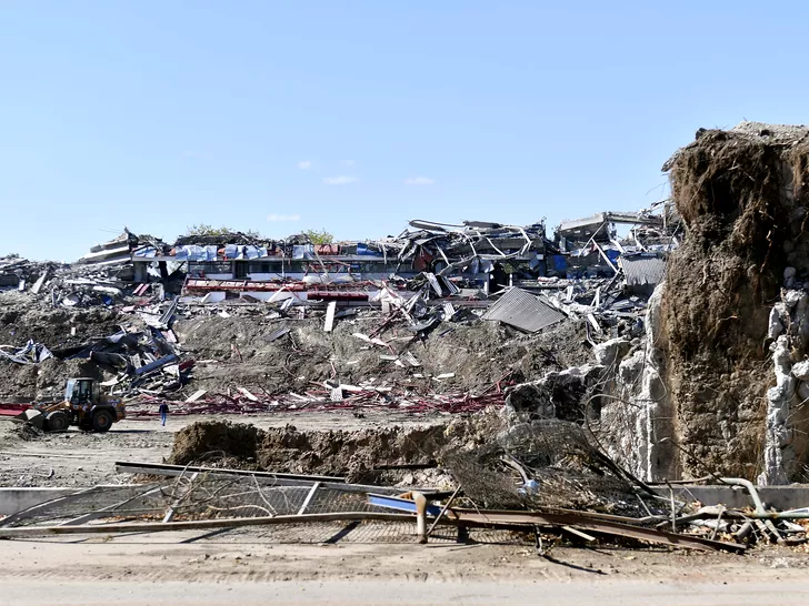 Stadionul Steaua a fost demolat! Cum arată acum Ghencea. Utilajele lucrează la demolarea vechiului Stadion Steaua-Ghencea din București în vederea unei construcții noi, sâmbătă 6 octombrie 2018.