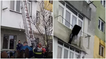 O tanara din Sibiu a cazut de la etajul 3 dupa un conflict cu sotul A ramas agatata in sarmele de rufe