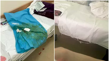 Mizerie de nedescris in spitalul din Cluj unde au murit patru bebelusi Cearsaful ferfenita paturile vechi