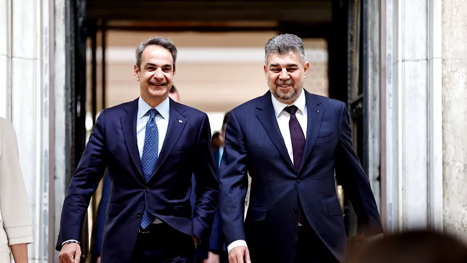 Romania si Grecia trebuie conectate inclusiv prin aderarea la spatiul Schengen Mesajul lui Marcel Ciolacu dupa intalnirea cu omologul elen Kyriakos Mitsotakis