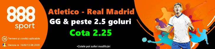 Cotă Atletico Madrid - Real Madrid