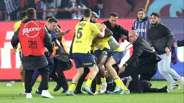 Trabzonspor sanctiune dura dupa incidentele de la derbyul cu Fenerbahce Porti inchise si amenda record