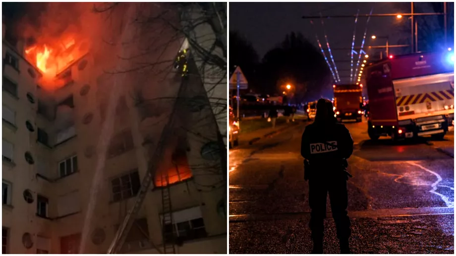 Tragedie in Franta Zece morti dintre care cinci copii intrun incendiu izbucnit la un bloc din Lyon