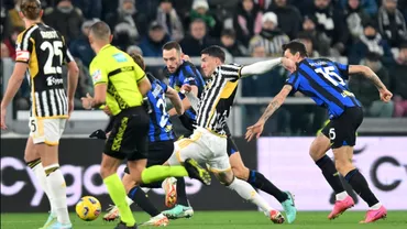 Juventus  Inter 11 in etapa a 13a din Serie A Remiza in Derby dItalia
