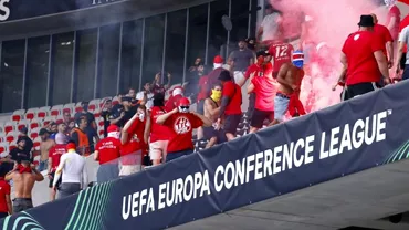 Meciul din Conference League dintre Nice si Koln amanat dupa incidentele dintre suporteri Un fan al tapilor in stare grava Video