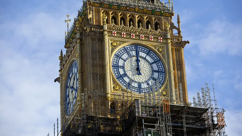 Renovarea celebrului Big Ben din Londra aproape de final Clopotele ceasului se vor auzi din nou dupa 5 ani