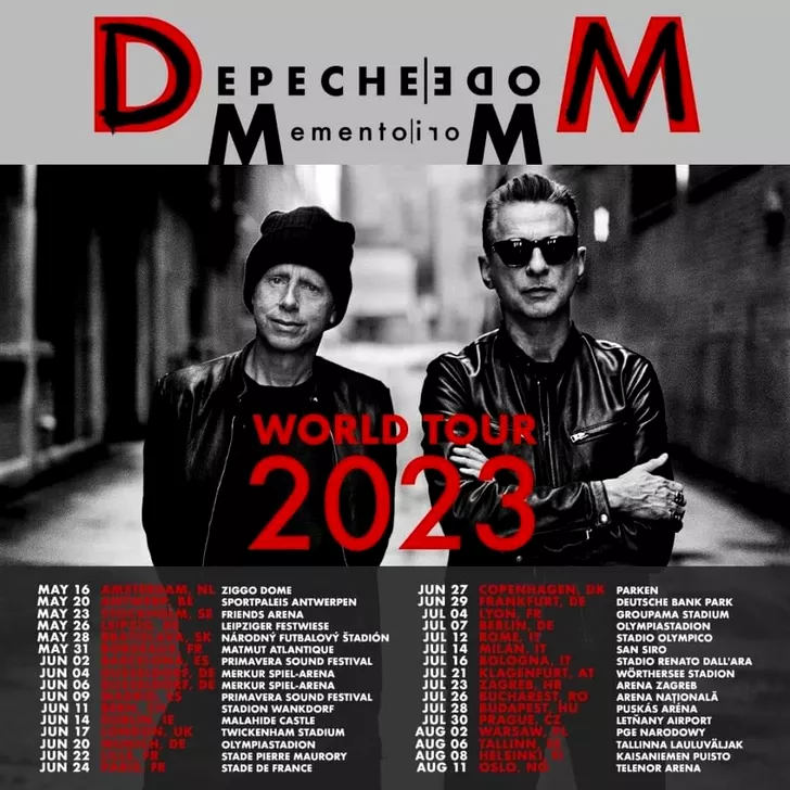 Datele în care vor concerta cei de la Depeche Mode în 2023