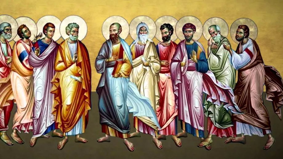 Sarbatoare mare marti 30 iunie Soborul celor 12 Apostoli in Calendarul Ortodox