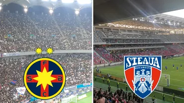 FCSB e Steaua Echipa lui Gigi Becali a umplut Arena Nationala cea a Armatei joaca pe un stadion gol Foto