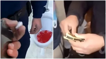 Video Droguri ascunse in incaltaminte si arme albe depistate la Balul bobocilor in Valcea