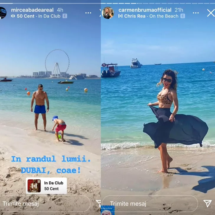 Mircea Badea și Carmen Brumă au plecat în vacanță, în Dubai