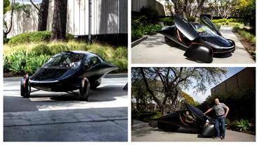 Cum arata automobilul care se incarca la soare si costa numai 25000 de dolari Batmobilul masina viitorului Foto