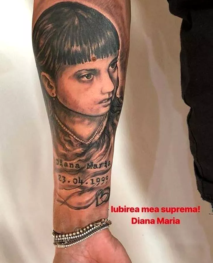 Ionel Dănciulescu şi-a tatuat chipul fiicei sale pe braţ înainte de Dinamo - FCSB