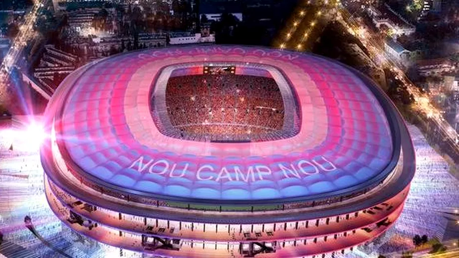 FC Barcelona va avea un nou stadion Imagini spectaculoase cu arena care va avea 105000 de locuri Video